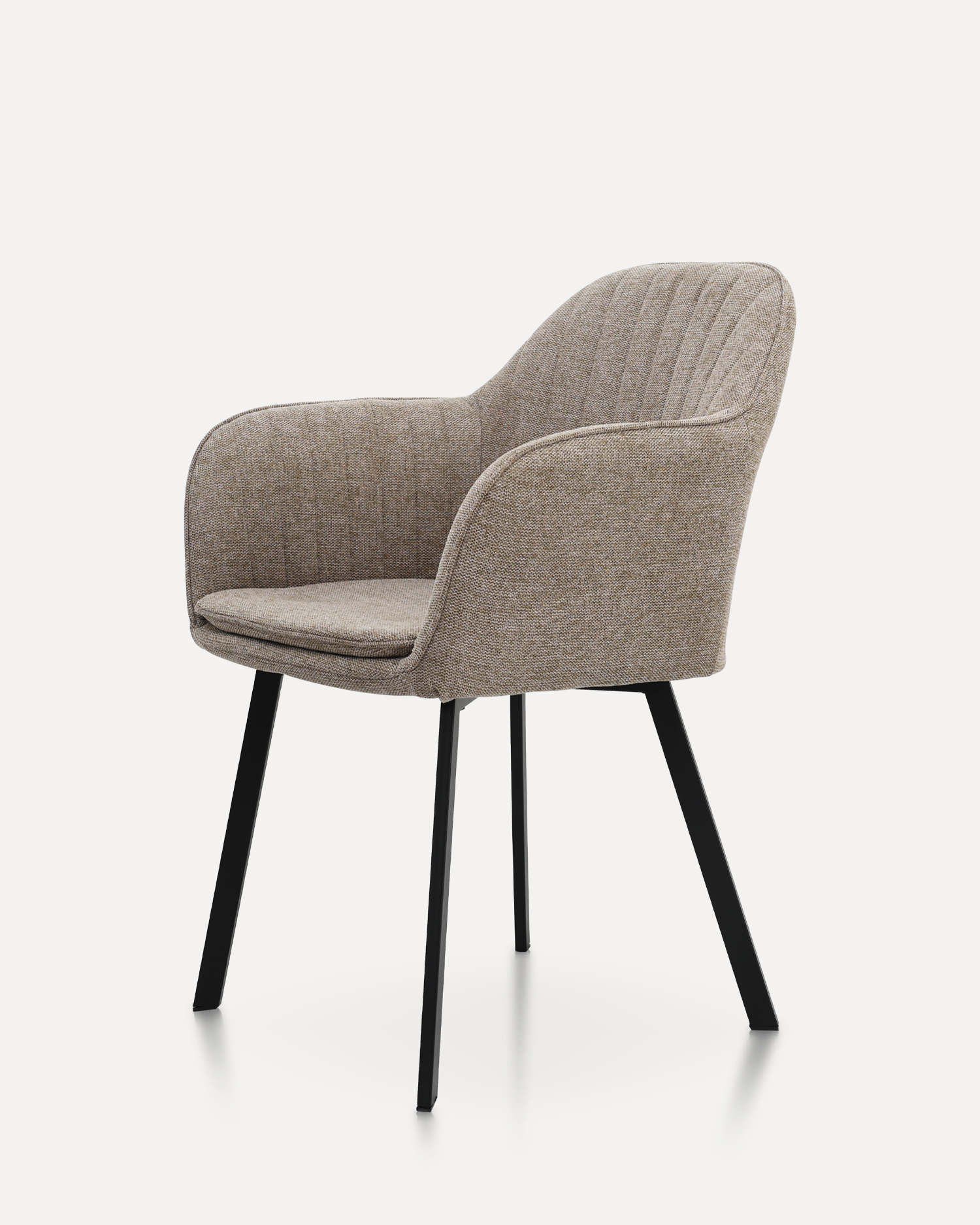 Tyylikäs kangas ruokasalituolit