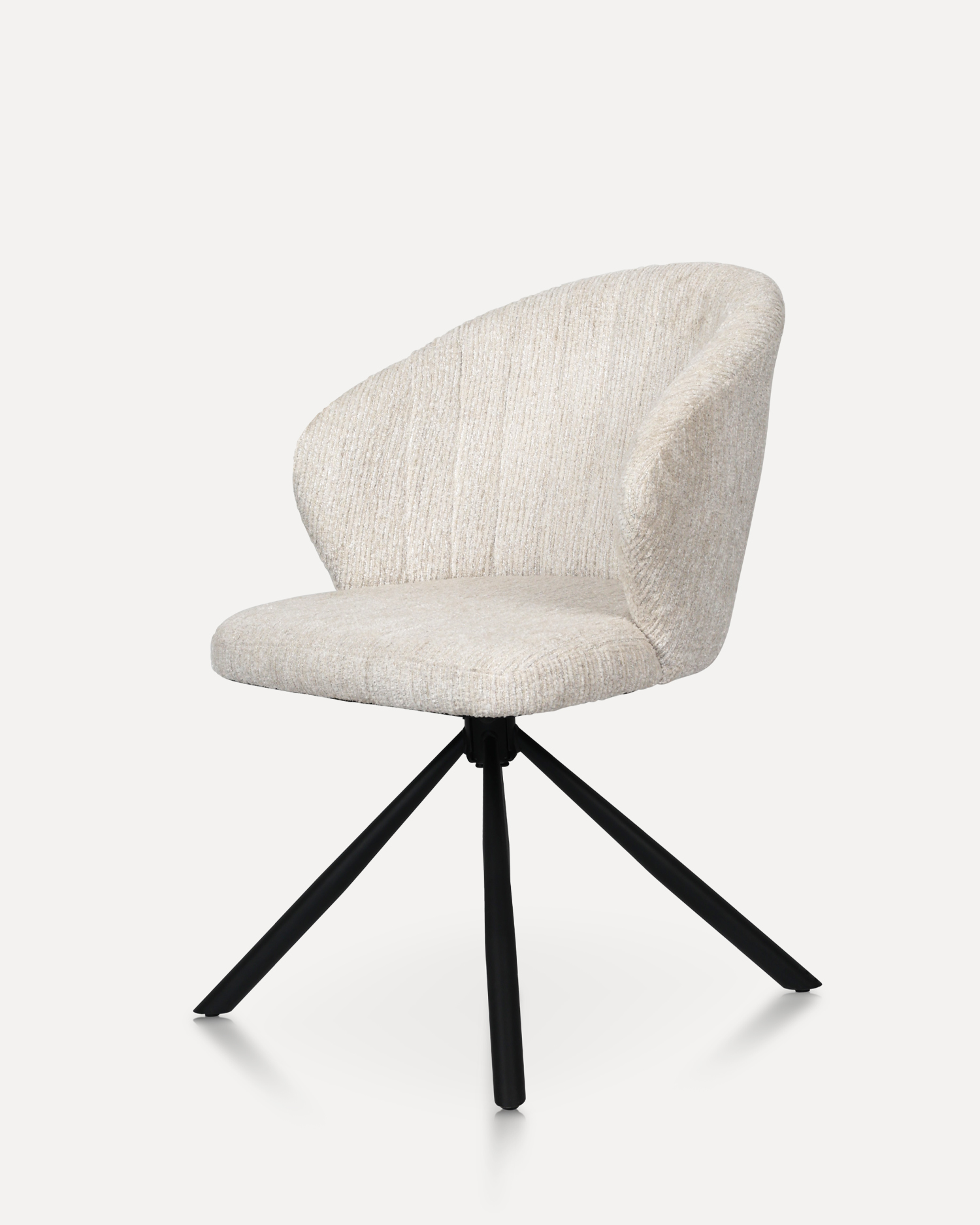 Valkoinen kääntyvä ruokasali tuolit